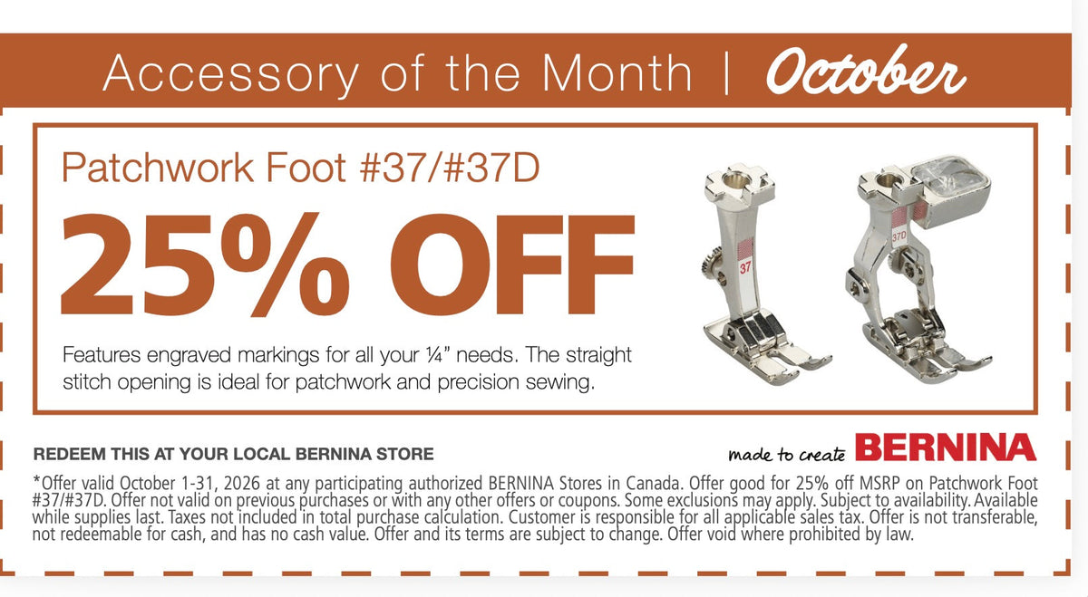 BERNINA Foot of the Month