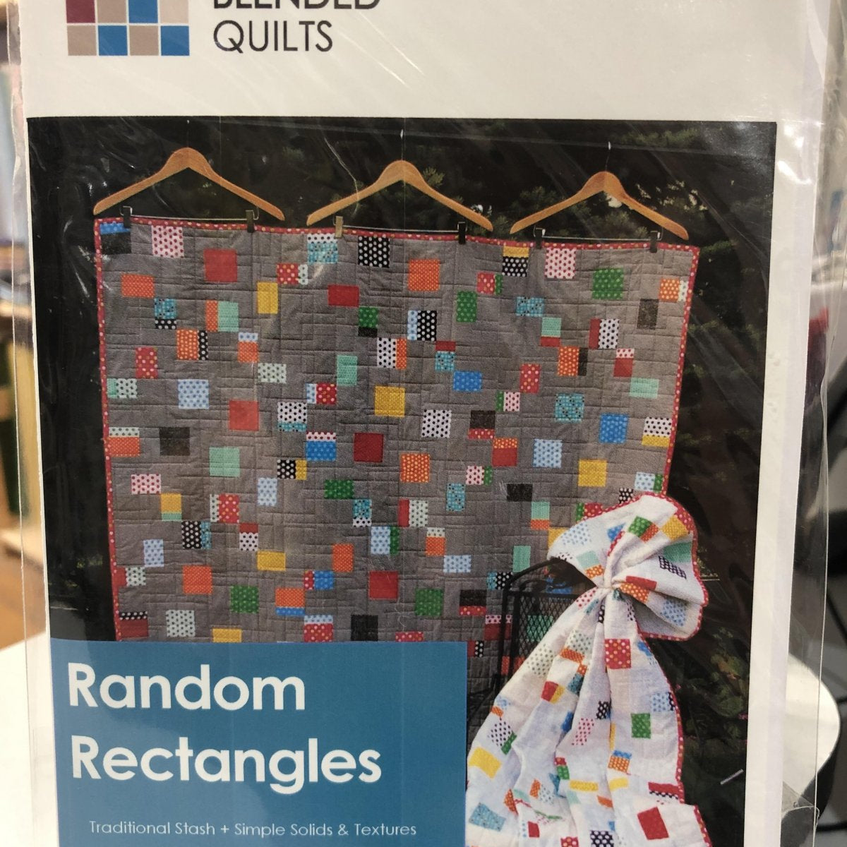 Random Rectangles Quilt Pattern By Modern Blended Quilts – Watergirl ...